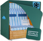 REVALA Kaitsekate rannatoolidele, talvekindel, 2-kohaline rannatooli kate, 155 x 90 x 160 cm, UV-kindel kate, rannatoolile, XXL, veekindel, valmistatud 600D Oxfordist, sisaldab hoiukotti.