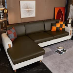 Luksuslik PU nahast diivanikate 2 3 4 istekoha jaoks Veekindel veniv nurgakate koos elastse diivanikattega M&ouml;&ouml;bli kaitsja lemmikloomadele lastele