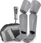 Jalgade massaažimasin ringluseks - jalalaba ja vasika massaažimasin &otilde;hukompressiooniga jalad ja reie m&auml;hised massaažisaapad masin koduseks kasutamiseks l&otilde;&otilde;gastumiseks koos kontrolleriga