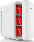 Mini k&uuml;lmik 18 L, 2 in 1 v&auml;ike k&uuml;lmik jahutus- ja k&uuml;ttefunktsiooniga, kaasaskantav jahutus- ja k&uuml;ttefunktsiooniga, v&auml;ike joogik&uuml;lmik 12 V DC/220 V AC koju, kontorisse, telkimisse ja autosse
