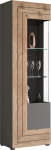 xonox.home elutuba Freno vitriinkapp klaasist vitriinkapp dekoratiivne vitriinkapp hoiukapp halli v&auml;rvi Nox tammega Ca. 60 x 194 x 37 cm