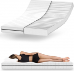 Mister Sandman madrats 200 x 200 cm, k&otilde;rgus 18 cm, k&uuml;lma vahuga ortopeediline 7-tsooniline rullmadrats koos &Ouml;ko-Tex sertifitseeritud pestava madratsikatusega (H2/H3)