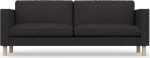 COMFORTLY 3-kohaline diivanikate k&auml;sitsi valmistatud, &uuml;hildub ainult Karlstad diivanikattega (Crown - must)