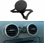 Cookiss magnetiline mobiiltelefoni hoidik, mis sobib Audi A3 8P ja Audi S3 8P nutitelefonile ja GPS-ile koos auto mobiiltelefoni hoidikuga 360 kraadi reguleeritava vaatenurgaga (must)