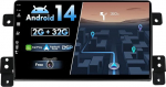 BXLIYER Android 14 IPS autoraadio sobib Suzuki Grand Vitara (2005-2015) - Sisseehitatud CarPlay Android auto - Tasuta tagurduskaamera - 2G + 32G - 9-tolline 2 DIN - DSP DAB roolijuhtimispult 4G Fast