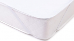 Amago - Mattress Protector Topper, Front: 100% Cotton, Back: PU Membrane, 180 x 200 cm - White