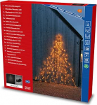 Konstsmide 4041-800 LED-valguskardin "Kolmnurk" t&auml;hega, 304 kollast dioodi, 30 V, v&auml;listingimustes (IP44), 3,6 W, must kaabel