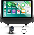 Hodozzy Autoradio 4G + 64GB Ford Ecosport 2013-2017 Android 9-tolline InCell puuteekraaniga navigatsioon Carplay traadita Android auto, raadio 2 DIN Bluetooth DSP WiFi FM RDS tagurduskaameraga Fordile