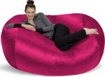 Sofa Sack - Bean Bags AMZBB-6LG-CS22 Large Bean Bag - Magenta