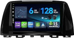 [6G + 128G, Octa-Core] - MSD Autoradio Mazda Atenza Mazda 6 2012-2015 | Android 15 GPS navigatsiooniradio | CarPlay Android auto roolijuhtimine Dual Band WiFi DSP DAB | Tagurduskaamera MIC |