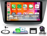 4G+128G juhtmevaba Carplay Android autoraadio Seat Altea 2004-2015 Toledo 2004-2009 jaoks