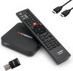 OCTAGON SX988 4K UHD H.265 HEVC Internet Smart TV digiboks - Multi-Boot vastuv&otilde;tja ja Sat IP TV, DLNA, YouTube, Web Radio, tasuta EasyMouse HDMI kaabel + 300 Mbit/s WLAN USB Stick