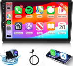 4G + 64G autoraadio Nissan Navara 2006-2014 juhtmevaba Carplay Android autole, Hodozzy 9-tolline puuteekraaniga autoraadio Double DIN Android GPS Bluetooth WiFi 32EQ FM / RDS raadio tagurduskaameraga