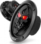 2 k&otilde;larid &uuml;hilduvad Boss Audio Systems SK653B koaksiaal 3-Way 16,50 cm 165 mm 6,5 tolli 175 Watt RMS 350 Watt Max 4 Ohm 90 dB Must paari kohta