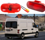 Pidurituli HD Night Vision Van tagurduskaamera asendamine Vauxhall Dumper Combi X70 MK/Renault Master Box II/Mascott/Opel Movano A/Fiat Scudo/Citroen Jumpy/Peugeot Expert 224 222 VF3/Interstar jaoks.