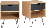 BA&Iuml;TA Duo 40cm Bedside Table Set of 2