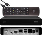 VU+ Zero HW versioon 2-1x DVB-S2 Full HD Sat Tuner E2 Linux vastuv&otilde;tja, YouTube, satelliitvastuv&otilde;tja koos salvestusfunktsiooniga, kaardilugeja, meediapleier, USB, + EasyMouse HDMI kaabel, must
