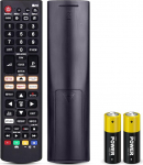 Universal-TV-Fernbedienung f&uuml;r LG TV (inklusive 2 AAA-Batterien), alle Modelle einschlie&szlig;lich AKB75095308, AKB75095307, AKB75375604, kompatibel mit allen LG Smart TV-Fernsehern