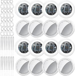 Air Tracker Tags 16 Pack White, Key Find Compatible with Apple Where is? App (ainult iOS, Android ei toeta), Bluetooth j&auml;lgimisseadmed pagasile/kotile/kohvrile, Air Tags vahetatavad patareid.