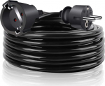 EXTRASTAR 5 m pikenduskaabel kaitsepistikuga, maksimaalne v&otilde;imsus 3680 W, 3G*1.5mm&sup2;, kontorisse, koju, must