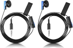 Flylin 2 Pack Mono Gaming Headphones In-Ear k&otilde;rvaklapid 3.5mm pistikuga ja Clip Gaming Headphones PS4 Controller sinine