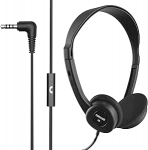 Maxell&reg; HP-100 k&otilde;rvaklapid mikrofoniga Mustad k&otilde;rvaklapid koos mikrofoniga