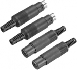 S-Video DIN Mini Female 7 Pin signaali&uuml;lekande Mini DIN mees TV DVD arvuti m&auml;ngija (PS/2 mees ja naine)