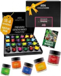 Hallingers Herzlichen Gl&uuml;ckwunsch - Spice Gift Set K&auml;sitsi valmistatud, 24 v&uuml;rtsi &uuml;le maailma (komplekt) - kingiideed j&otilde;ulud ja kingitused advendikalender s&uuml;nnip&auml;ev &otilde;nnitlused uus kodu aastad