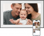 Dragon Touch Frameo 15,6-tolline digitaalne pildiraam - 1920 x 1080 FHD IPS puuteekraaniga WiFi elektrooniline pildiraam 32 GB m&auml;luga, automaatne p&ouml;&ouml;ramine, fotode/videote vahetu jagamine