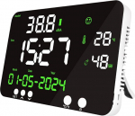 Multifunktionale Temperatur Und Luftfeuchtigkeits&uuml;berwachung Einfach Zu Bedienendes Hygrometer Temperatur Und Luftfeuchtigkeitsmessger&auml;t F&uuml;r Innenr&auml;ume