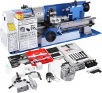 550 W Mini-Metalldrehmaschine 7 x 14 Zoll for Metall-Tischdrehmaschine Pr&auml;zisions-Parallel-Drehmaschine Digitales Bohren mit variabler Geschwindigkeit Stabilit&auml;t Gew&auml;hrleisten