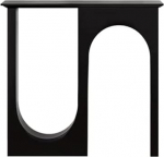 Console Sofa Table Console Table Modern Entrance Table with Storage Rectangular Narrow Accent Table Narrow Porch Cabinet for Entryway Hallway Living Room Foyer Corridor (Black)