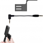 Invisible Microphone Holder, Cold Shoe for Insta360 X4 Accessories, Invisible Microphone Holder Compatible with insta360 X4 / X3 / One RS 1 inch / One X2 for RODE Wireless GO Microphone Mount