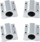 4pcs Linear Motion Bearing Slides, Model SCS6UU-SCS30UU, SCS8LUU-SCS30LUU, Mainly Used for CNC Parts, 3D Printer Parts, Precision Machine Tools (Size : SCS25LUU)