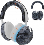 WC ShellZ XM5 - Wicked Cushions poolt valmistatud k&otilde;rvaklappide v&auml;liskest ja k&otilde;rvaklapi katted Sony WH1000XM5 jaoks | Valmistatud kvaliteetsest silikoonist | Black Camo