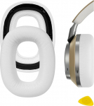 Geekria asendusk&otilde;rvapadjad, mis &uuml;hilduvad Bowers & Wilkins Px8, Px7 S2 (ei sobi Px7, Px7S2e) k&otilde;rvaklappidega, k&otilde;rvapadjad (valge)