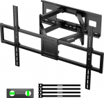 monTEK Full Motion TV seinakinnitus 60-120" teleritele Eelnevalt kokku pandud ja raskekaaluline 120kg 3x testitud telerihoidik t&ouml;&ouml;riistavaba kallutus-/p&ouml;&ouml;rdumis-/pikendusfunktsiooniga, Max VESA 900x600