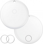 iVANKY FusionFinder Smart Tag Air Tracker Item Finder for Apple Find My (ainult iOS) J&auml;lgige oma v&otilde;tmeid, rahakotti, pagasit, seljakotti, asendatava aku, IP67, 2i pakett