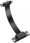 SinLoon PCIe 4.0 X1 90-kraadine PCI-E 1 x pesa-naine riser kaabel (10cm)