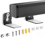 Universaalne Soundbar Mount, mis &uuml;hildub Samsung, Bose, Sony, LG, Panasonic, JBL, Sharp, Denon, JVC, Yamaha, Kanton, Philips ja teistega, Soundbar Wall Mount Bracket Must