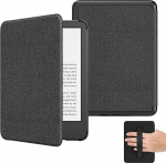 MoKo &uuml;mbris 6-tollisele uuele Kindle'ile (11. p&otilde;lvkond 2024/2022), kerge &uuml;mbris randmerihmaga, automaatne &auml;ratamine/magamine Kindle 11. p&otilde;lvkonna 2024 e-lugerile, Denim Black