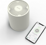 Radoff Sense Air Quality Meter and Radon Meter with CO2 Detector, VOC, PM, Alexa Compatible - Smart Home Gadget with WiFi Temperature, Ambient Humidity and Air Pressure Sensor