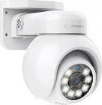 SANNCE 4K PTZ PoE v&auml;livalvekaamera, 8MP 350&deg; Pan 90&deg; Tilt valvekaamera, inimese s&otilde;iduki tuvastamine, kahesuunaline heli, auto j&auml;lgimine, v&auml;rviline &ouml;&ouml;n&auml;gemine.