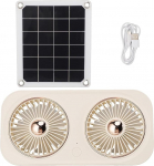 20 W Solar Powered Shed Fan With Battery, Weatherproof Compact Attic Blower For Greenhouse Basement Garage Livestock Barn Cooling Ventilation System For Energy Efficient Airflow