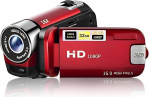 Cuifati videokaamera Camcorder, 1080P 16MP DV kaamera Vlogging Camera Recorder, 2,7-tolline TFT 270 kraadi p&ouml;&ouml;ratav 16X Zoom digitaalne YouTube kaamera teismelistele &otilde;pilastele poistele t&uuml;drukutele