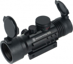 FOCUHUNTER taktikaline sihik 4 x 33 mm Tri Rail valgustatud - t&auml;ielikult mitmekihiline punane/roheline sihikuga 1/4 MOA kolme Weaver Rails'iga