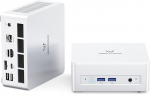 MINIS FORUM UM880 Plus Mini PC, AMD Ryzen 7 8845HS (8C/16T, kuni 5.1GHz), 32GB DDR5 RAM ja 1TB PCIe 4.0 SSD, Mini Computer Oculink, AMD Radeon 780M, HDMI/DP/USB4, 2.5G LAN, Wi-Fi 6E, Bluetooth 5.3.