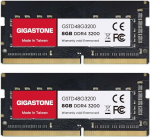 【DDR4 RAM ainult s&uuml;learvutitele】GIGASTONE 16GB Kit (2x8GB) DDR4 3200MHz (2933MHz v&otilde;i 2666MHz) PC4-25600(PC4-23400/21300) CL22 1.2V SODIMM 260Pin Non-ECC puhverdamata s&uuml;learvutite salvestusruumi uuendamine