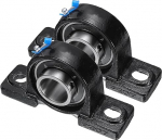 hankekaart 2tk UCP207 Pillow Block Bearing 35mm Bore Bearing Units Cast Steel Flange Bearing Housing