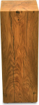 ms tehase massiivne tammepuidust plokk - K&auml;sitsi valmistatud puuplokk - rustikaalne puidust sammas - k&uuml;ljelaua puusammas dekoratiivne sammas - 15 x 15 x 50 cm